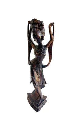 1960's Hand carved Balinese figurine