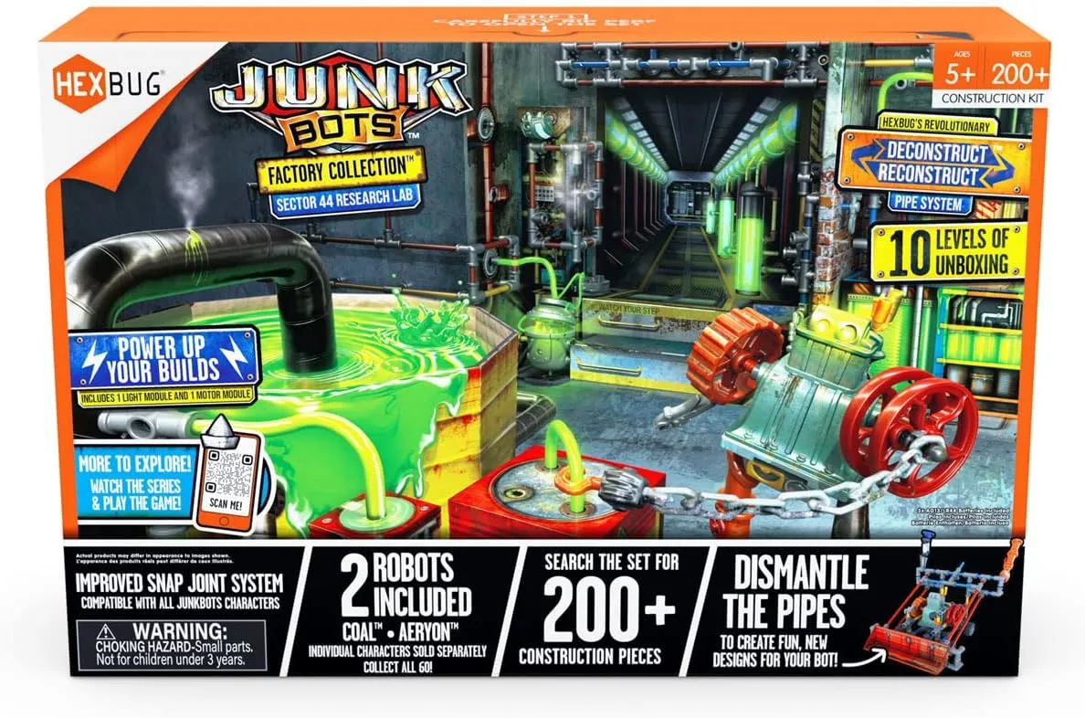 430-7797 - HEXBUG JUNKBOTS POWER STATION CONSTRUCTION KIT 200 PCS/SET