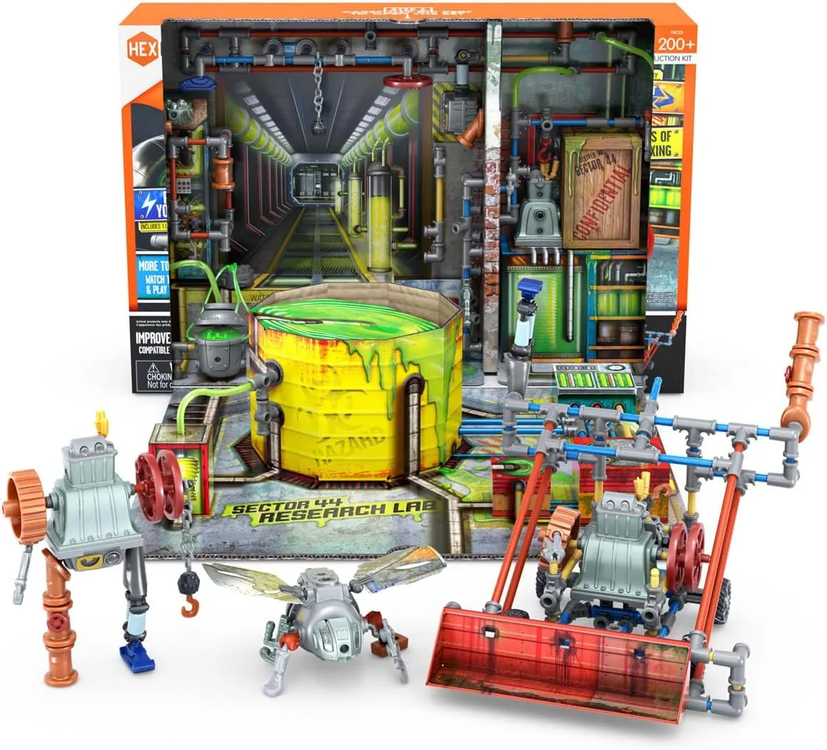 430-7797 - HEXBUG JUNKBOTS POWER STATION CONSTRUCTION KIT 200 PCS/SET