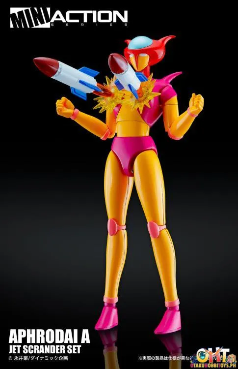 Action Toys Mazinger Z Mini Action Aphrodai A and Jet Scrander Set