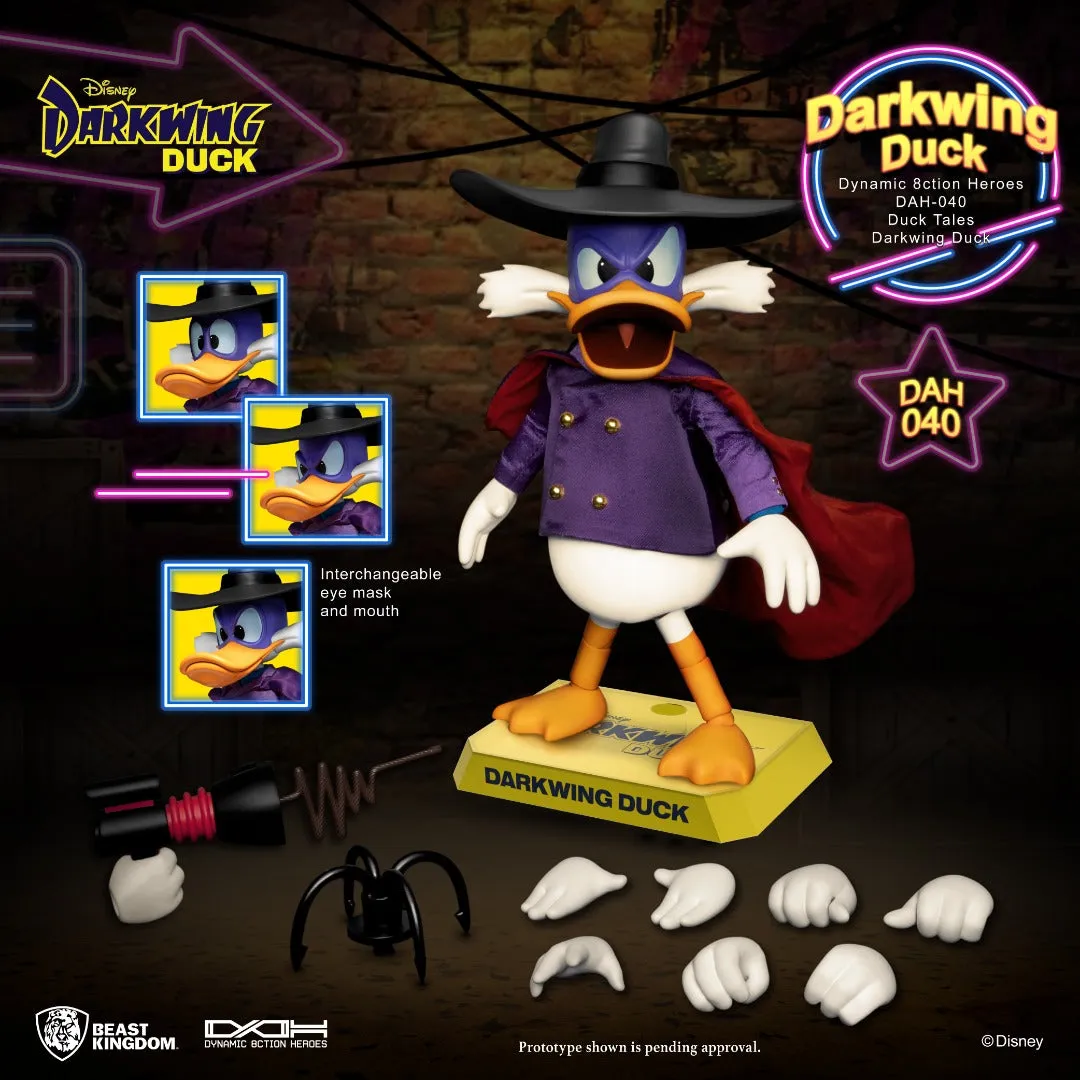 Beast Kingdom DAH-040 Duck Tales Darkwing Duck Dynamic 8ction Heroes Action Figure