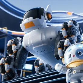 [Beste cadeau voor kind]Afstandsbediening Rotatie Robot Hond Auto Speelgoed