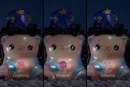 Crystal Hogkey Wizard - Universe Traveler by Vapour Park x Tangent - Bubble Wrapp Exclusive