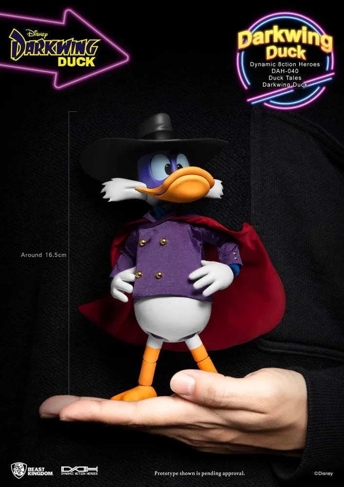 Darkwing Duck Dynamic 8Ction Heroes Action Figure 1/9 Darkwing Duck 16 Cm
