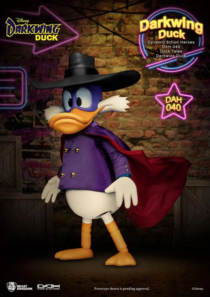 Darkwing Duck Dynamic 8Ction Heroes Action Figure 1/9 Darkwing Duck 16 Cm