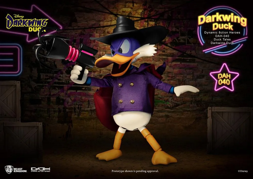 Darkwing Duck Dynamic 8Ction Heroes Action Figure 1/9 Darkwing Duck 16 Cm
