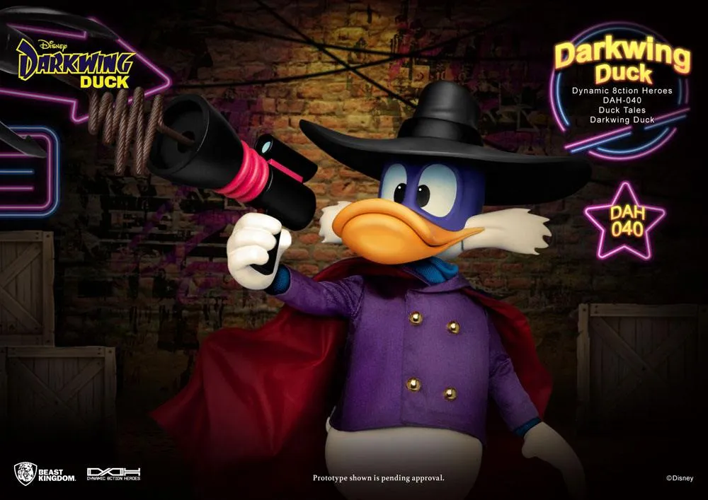 Darkwing Duck Dynamic 8Ction Heroes Action Figure 1/9 Darkwing Duck 16 Cm
