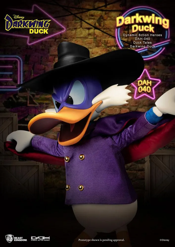 Darkwing Duck Dynamic 8Ction Heroes Action Figure 1/9 Darkwing Duck 16 Cm