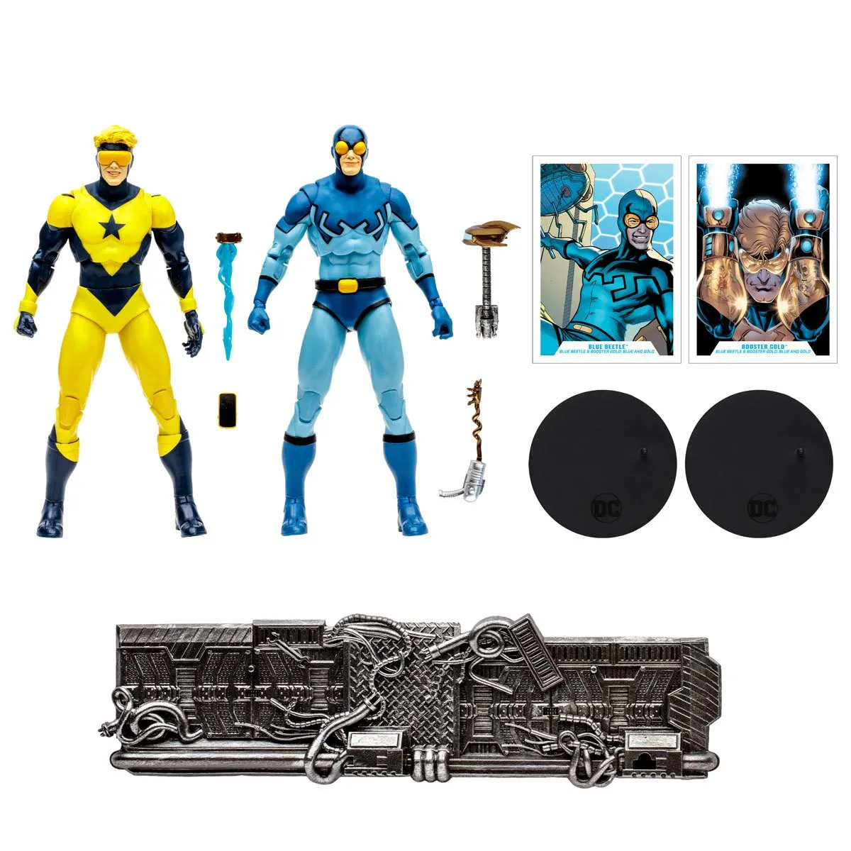 DC Collector Booster Gold and Blue Beetle 7-Inch Scale Action Figure 2-Pack