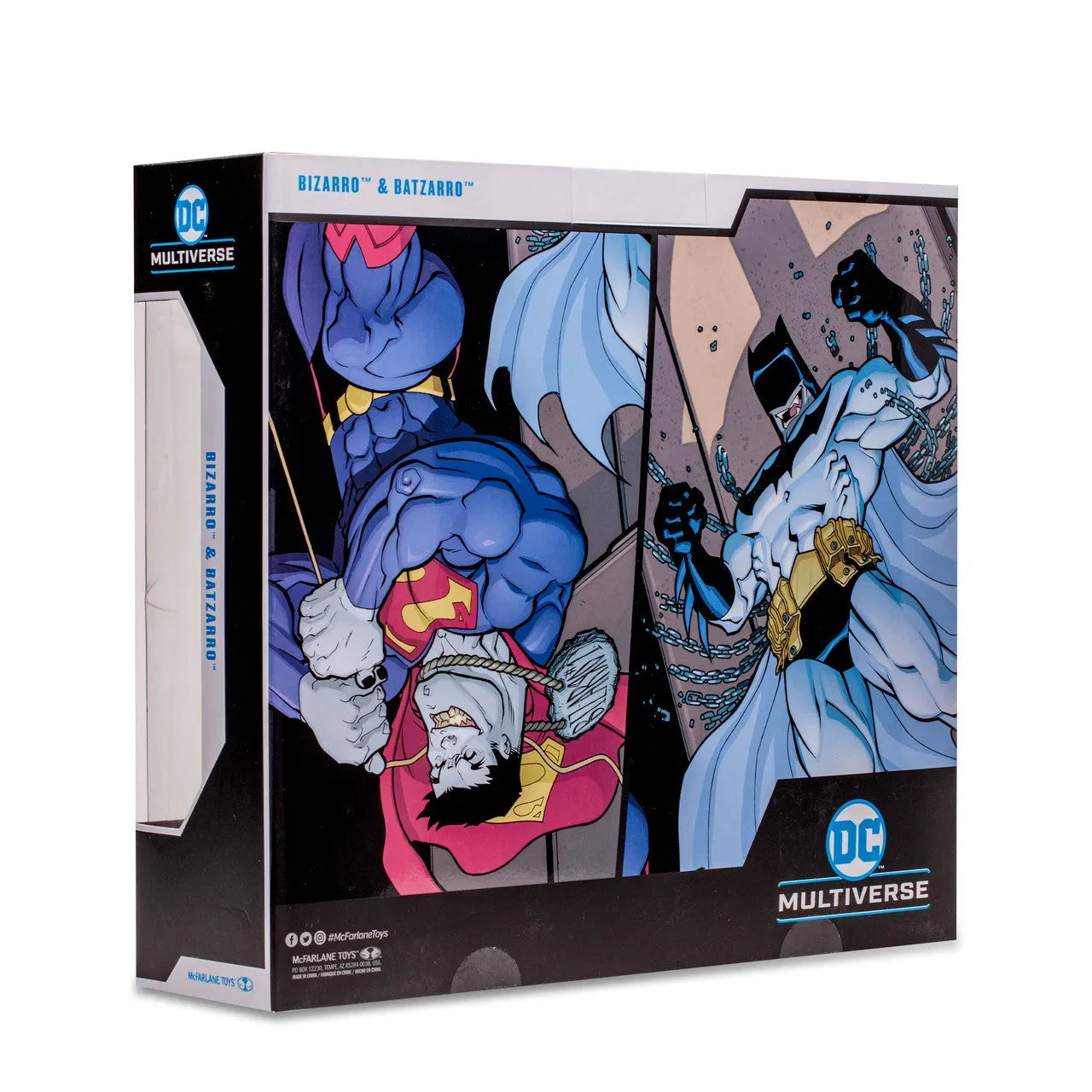 DC Multiverse Bizarro & Batzarro 2-Pack 7" Inch Scale Action Figures - McFarlane Toys