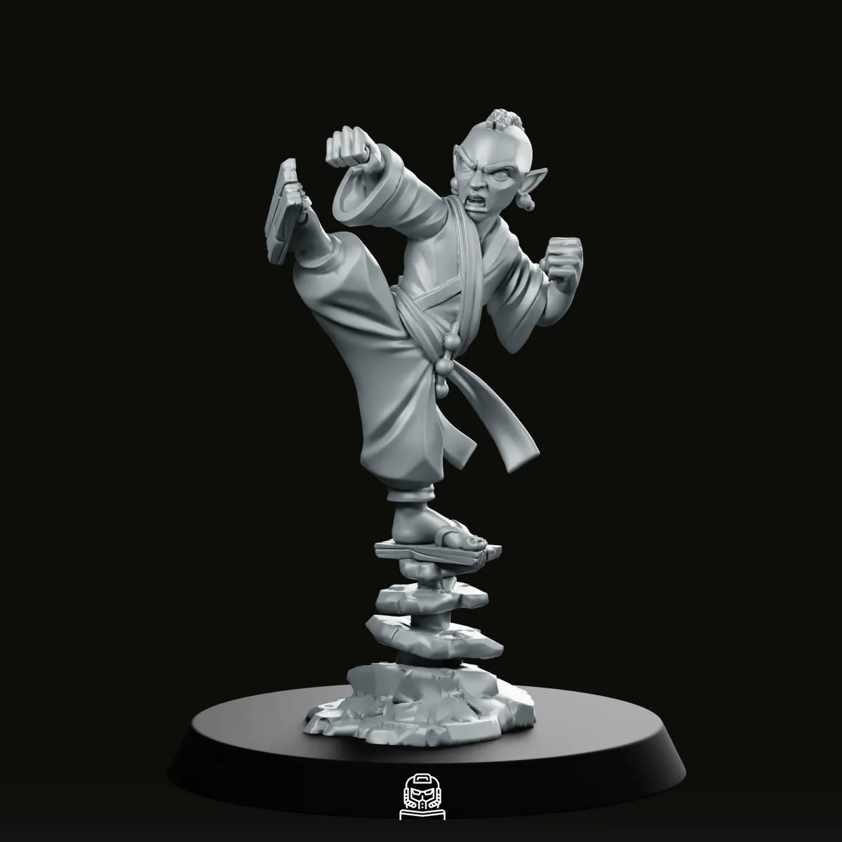 Disciple Balancing Miniature Fantasy