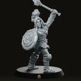 Gladiator Female Fantasy Miniature