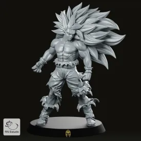 Goku SS3 Anime Miniature