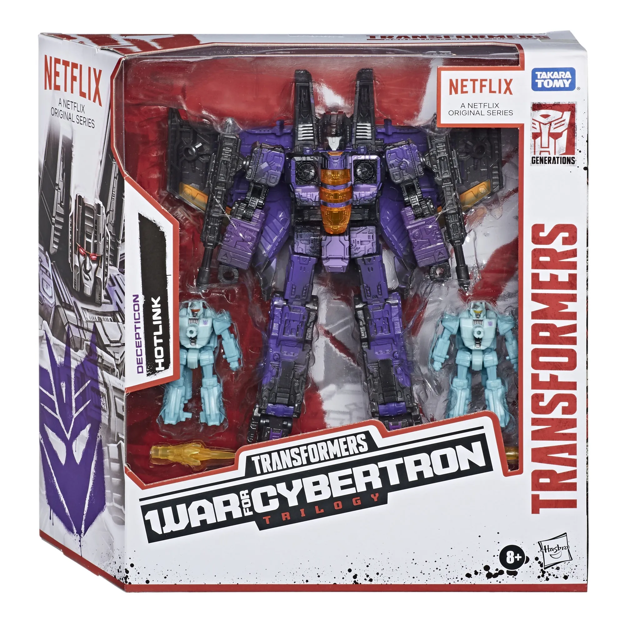 Hasbro Transformers War for Cybertron Netflix Hotlink Voyager 3-Pack Action Figure