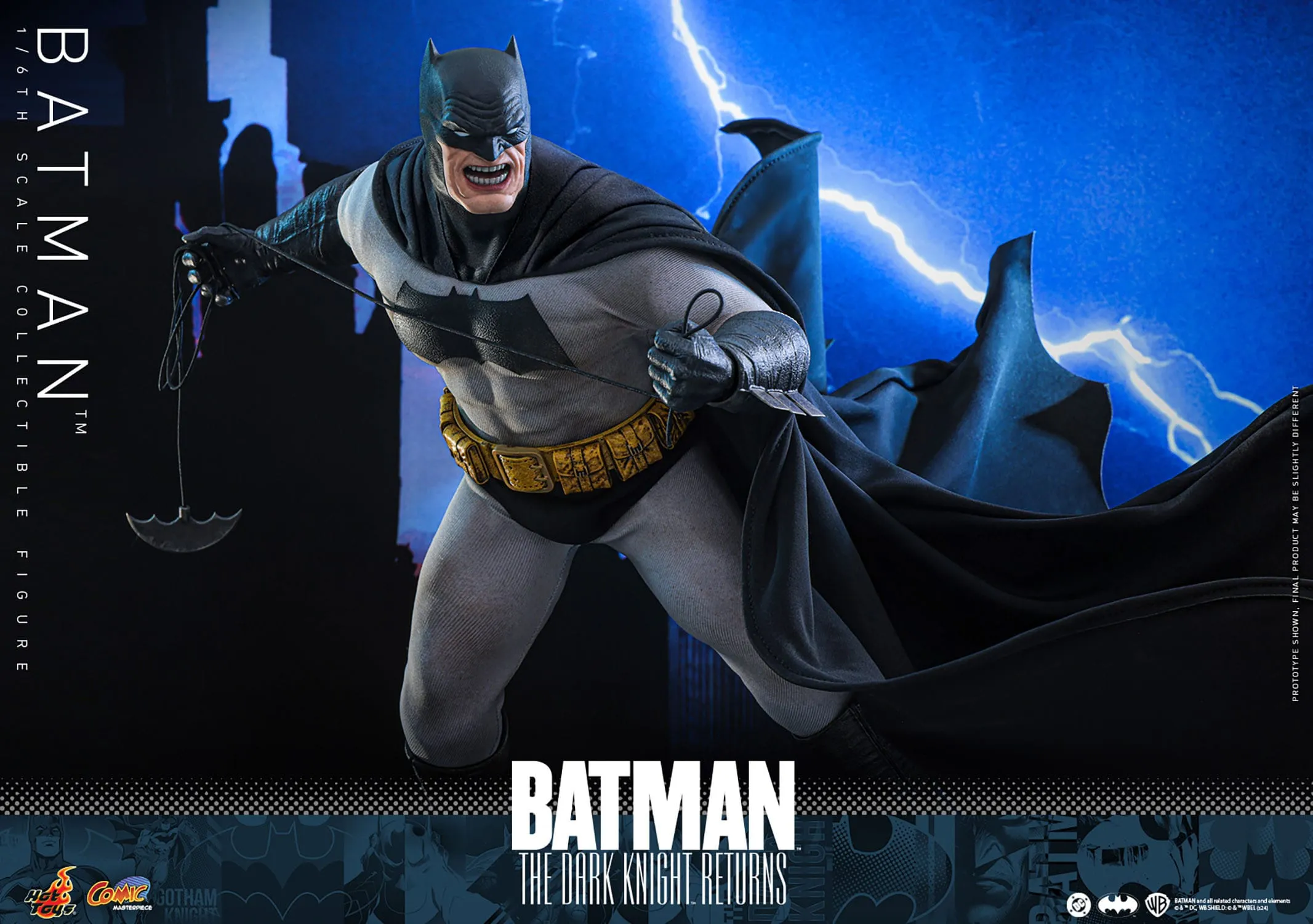 Hot Toys Batman: The Dark Knight Returns Comic Masterpiece Batman 1/6 Action Figure