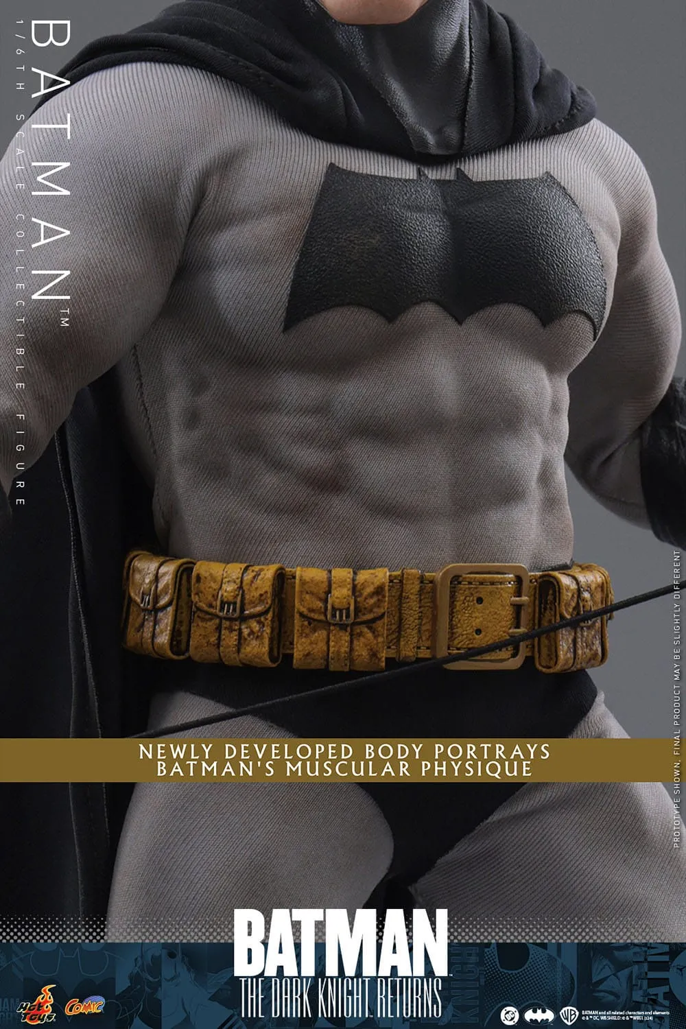 Hot Toys Batman: The Dark Knight Returns Comic Masterpiece Batman 1/6 Action Figure