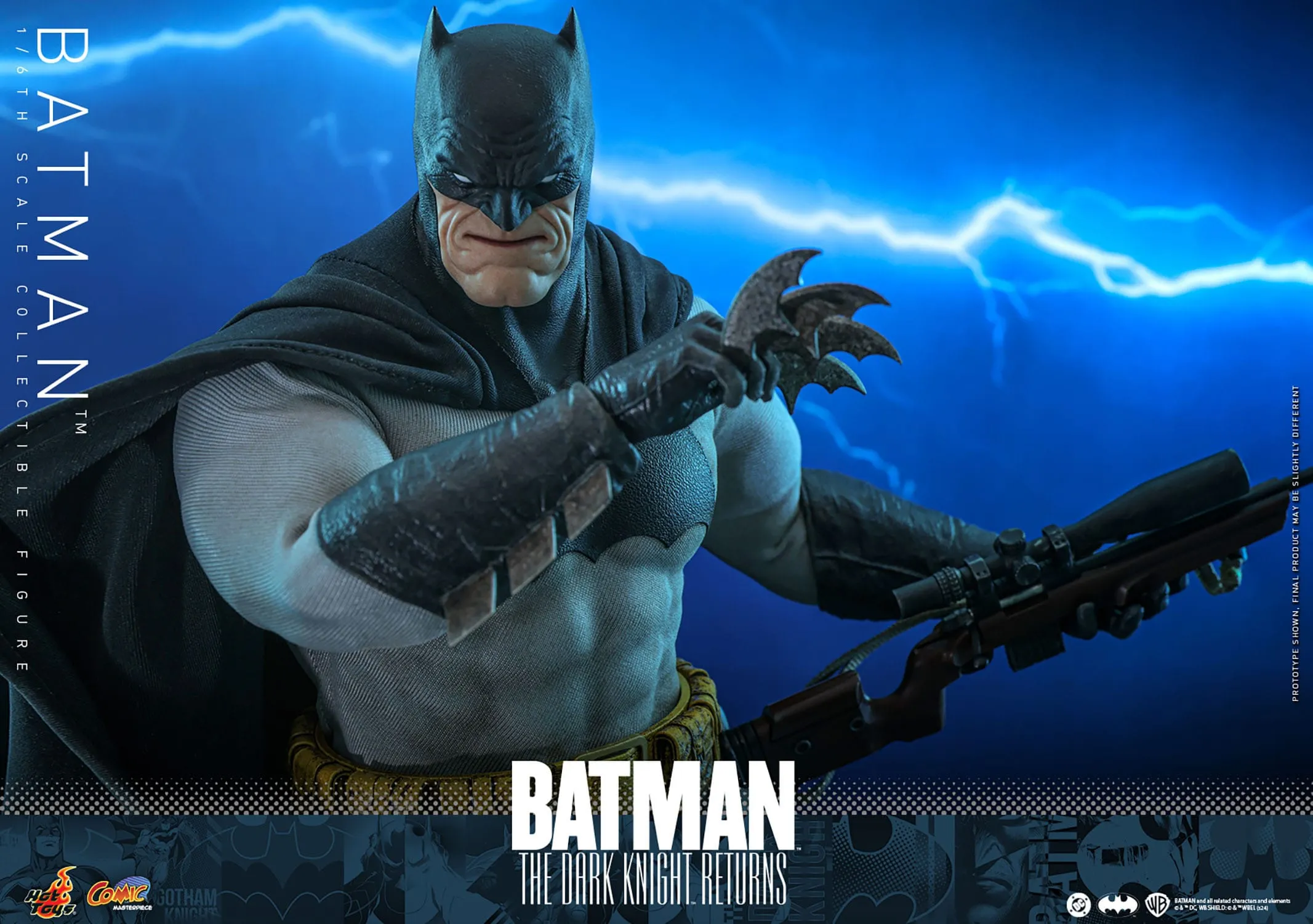 Hot Toys Batman: The Dark Knight Returns Comic Masterpiece Batman 1/6 Action Figure
