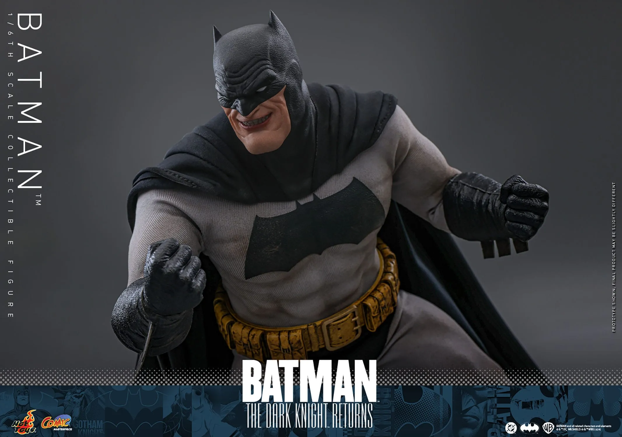 Hot Toys Batman: The Dark Knight Returns Comic Masterpiece Batman 1/6 Action Figure