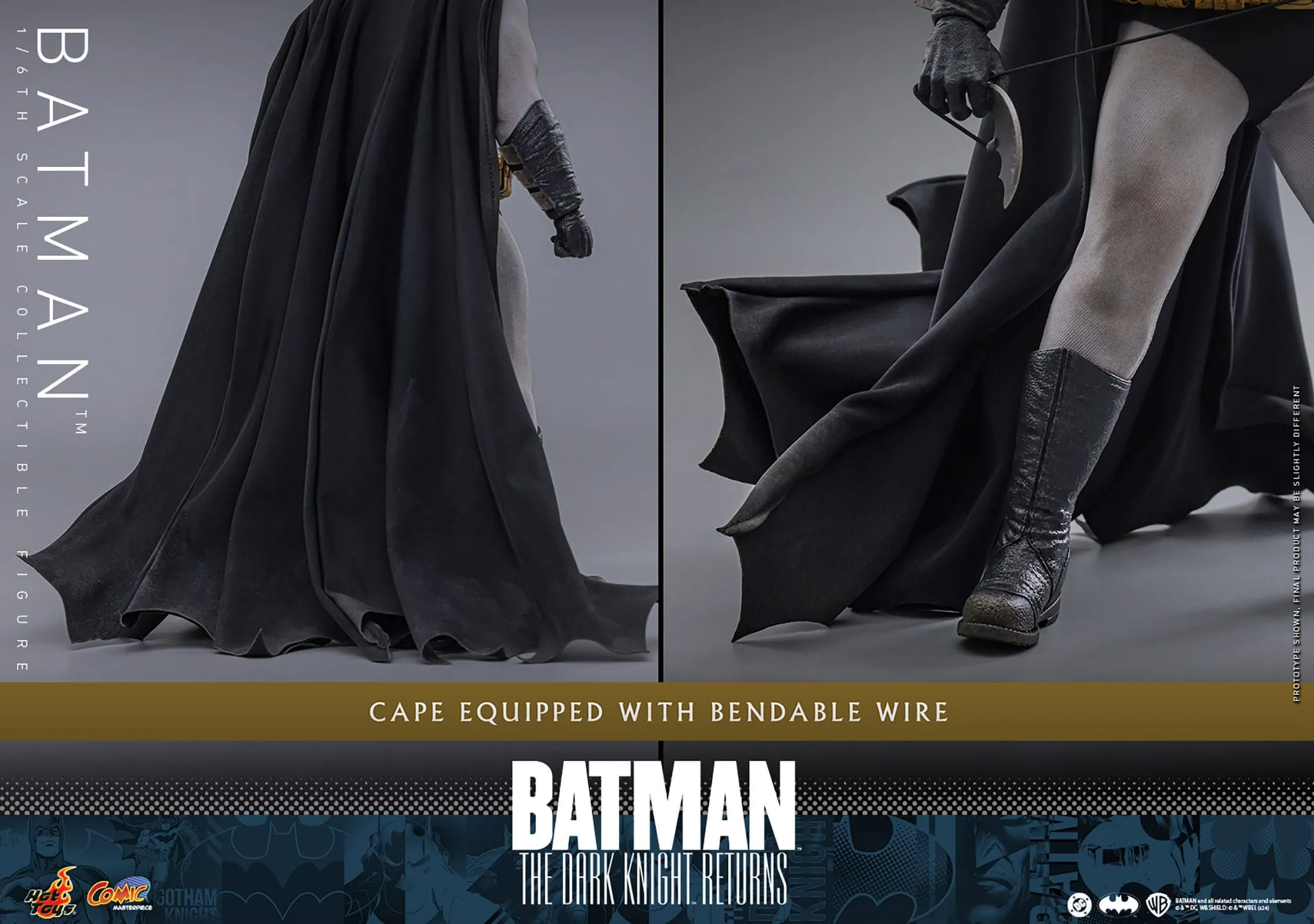Hot Toys Batman: The Dark Knight Returns Comic Masterpiece Batman 1/6 Action Figure