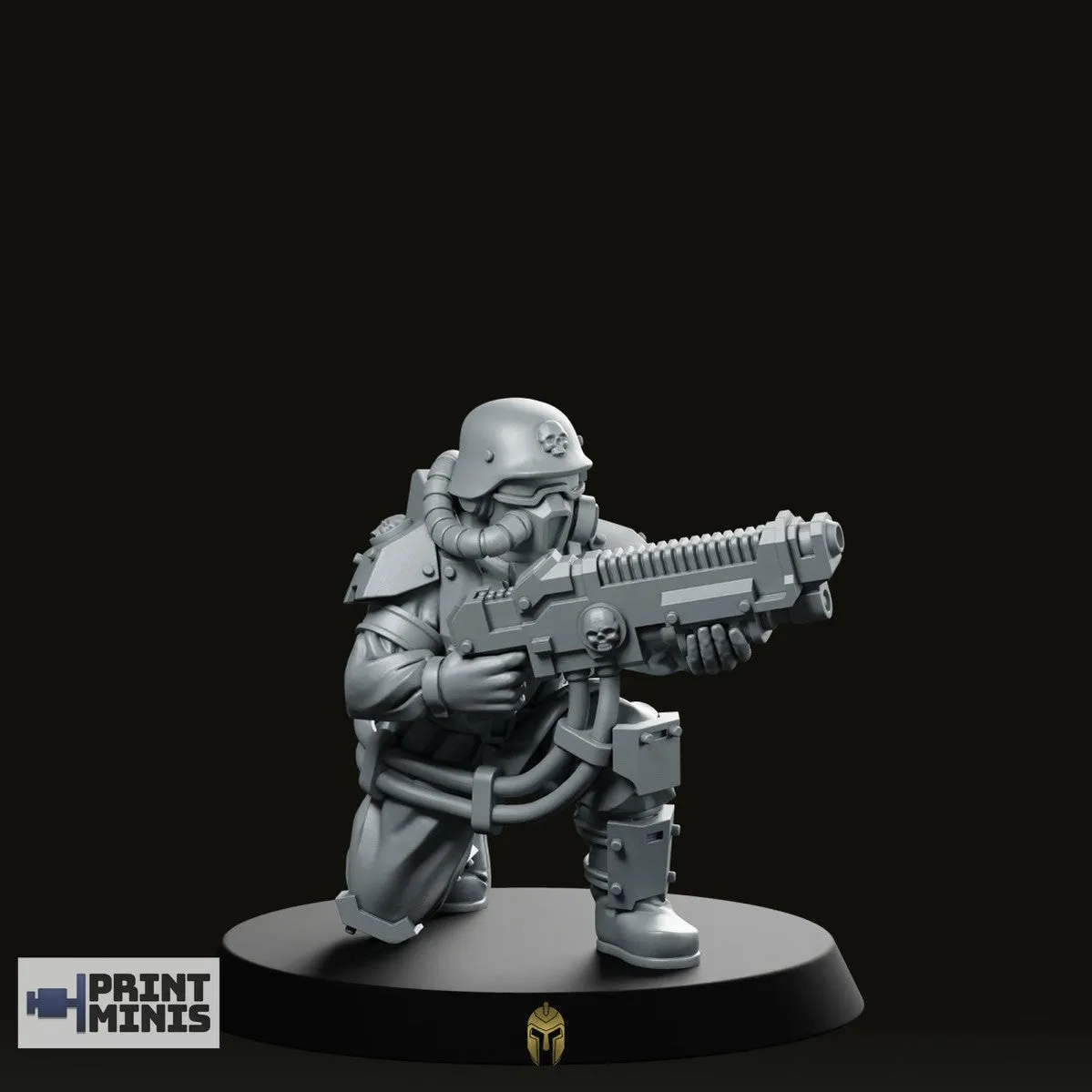 Kaledon Fortis Plasma Rifle Pose 1 Miniature