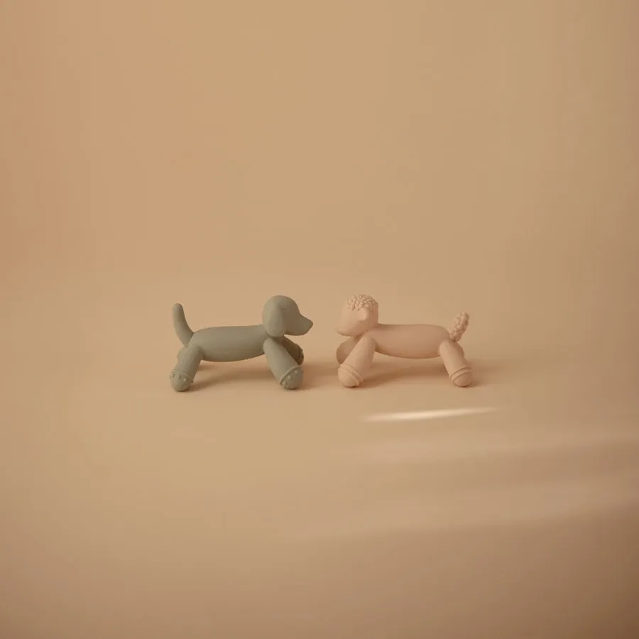 Lamb Figurine Teether by Mushie & Co