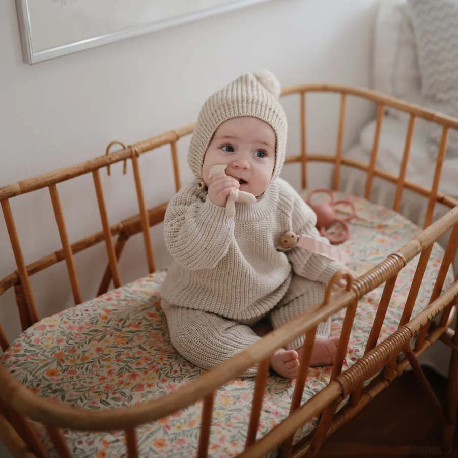 Lamb Figurine Teether by Mushie & Co