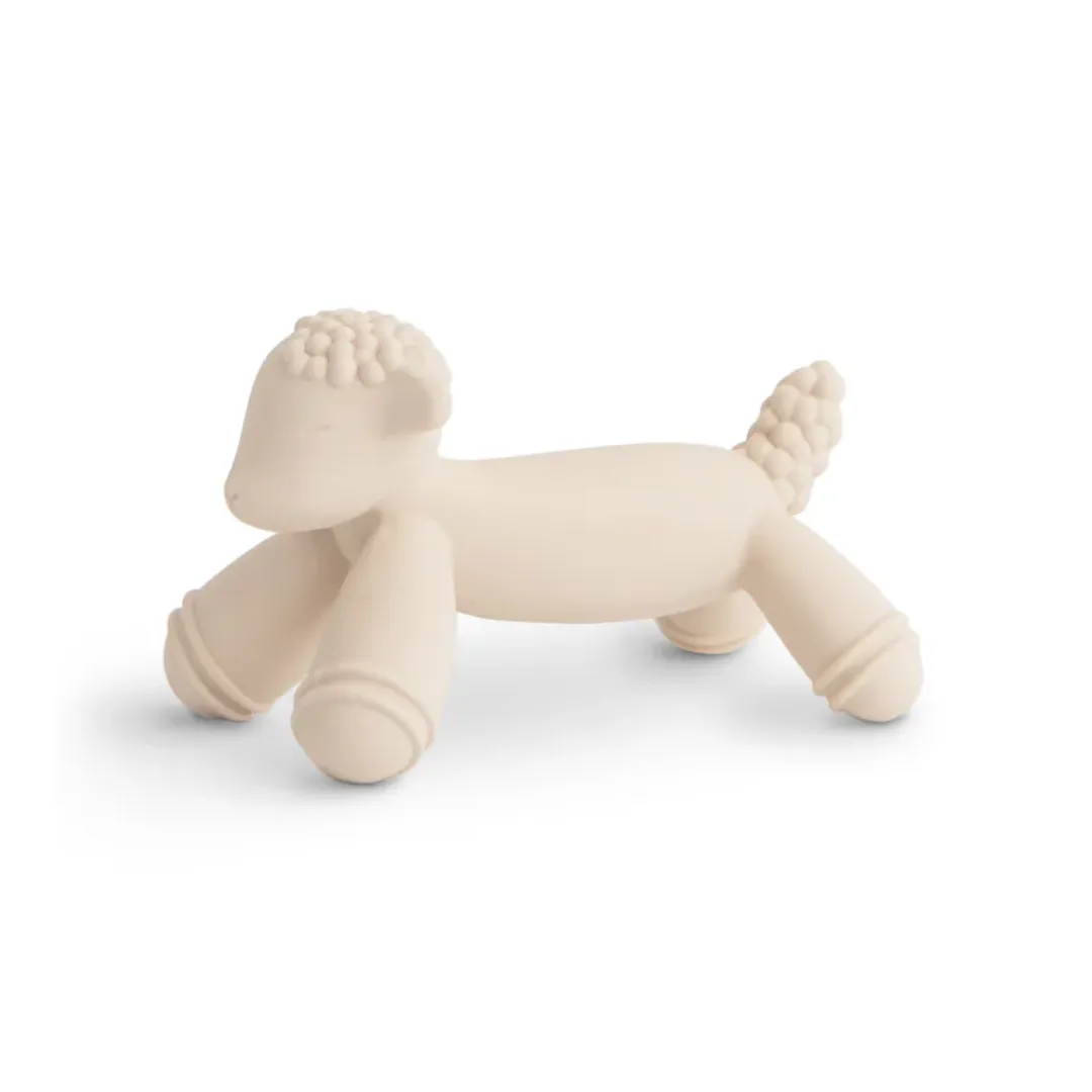 Lamb Figurine Teether by Mushie & Co