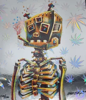 Lil' Tuff Junk Left Silkscreen Print by Emek Golan