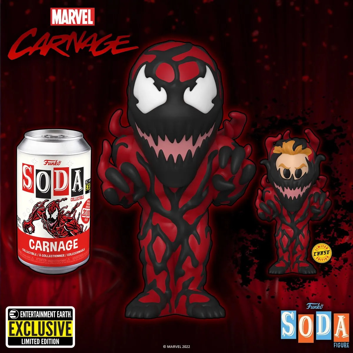 Marvel Carnage Soda Vinyl Figure - EE Exclusive