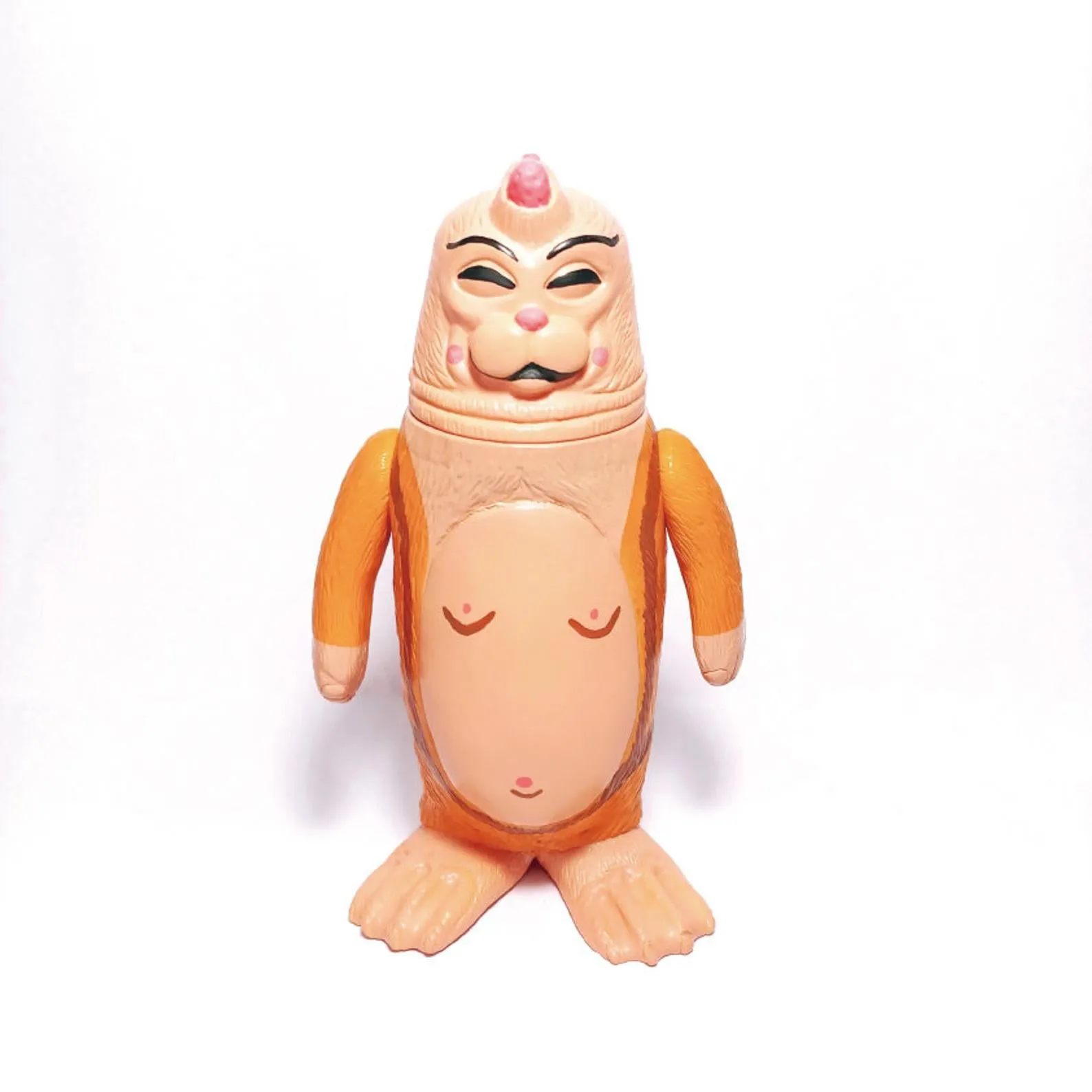 Monk Sealmon Sofubi Soft Vinyl Designer Art Toy by Montoz Studio Korea