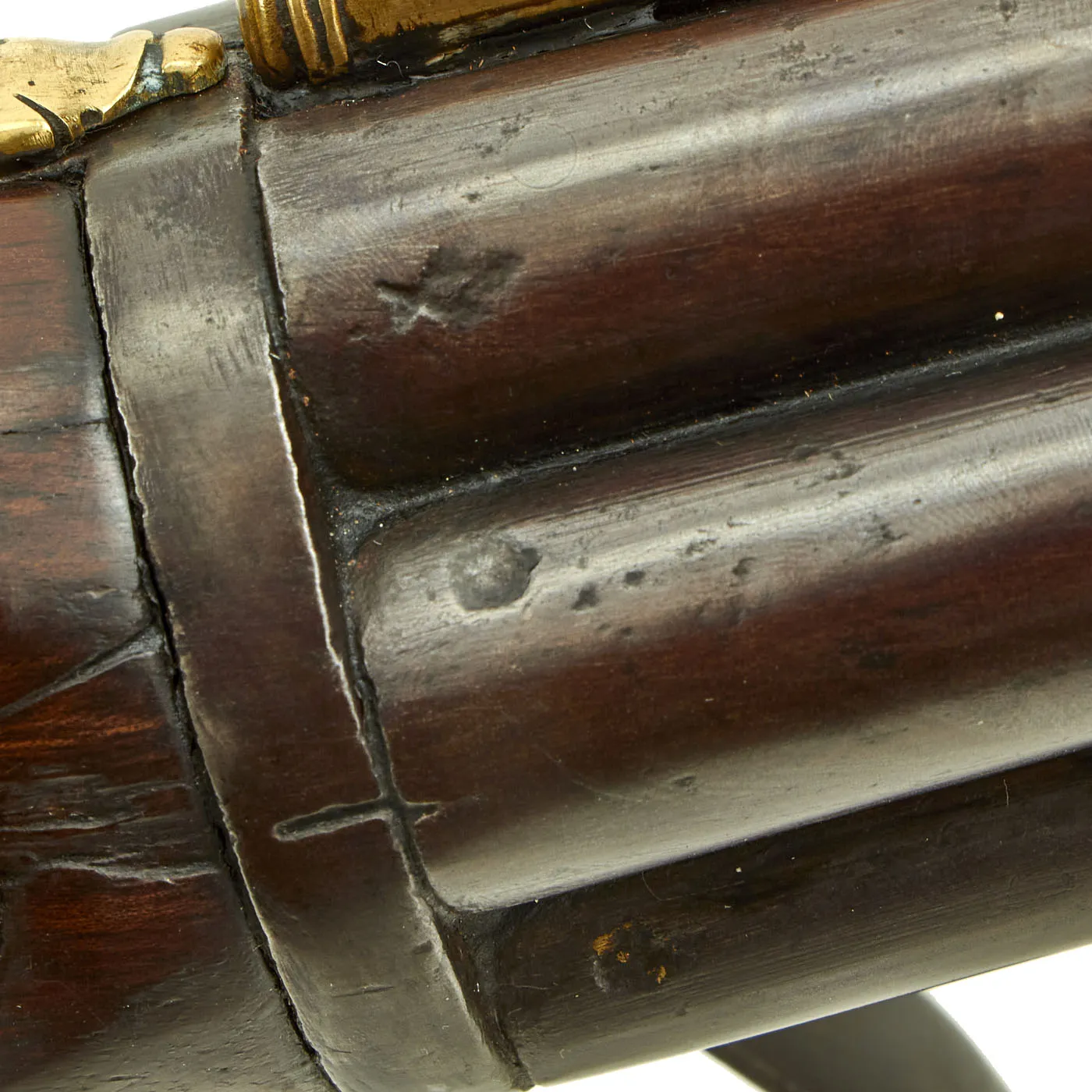 Original British 1780 Royal Navy Henry Nock Seven Barrel Flintlock Volley Gun in Excellent Condition