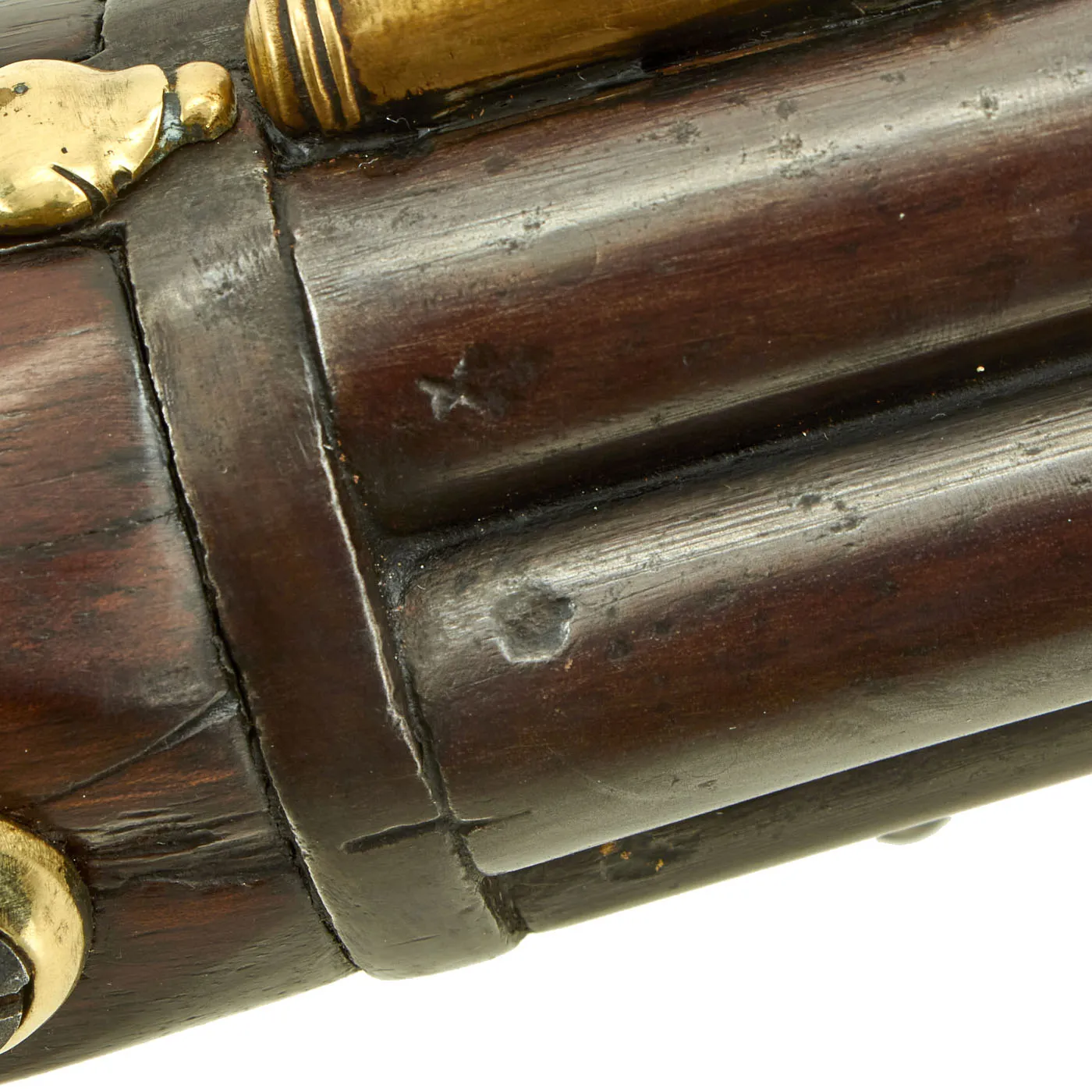Original British 1780 Royal Navy Henry Nock Seven Barrel Flintlock Volley Gun in Excellent Condition