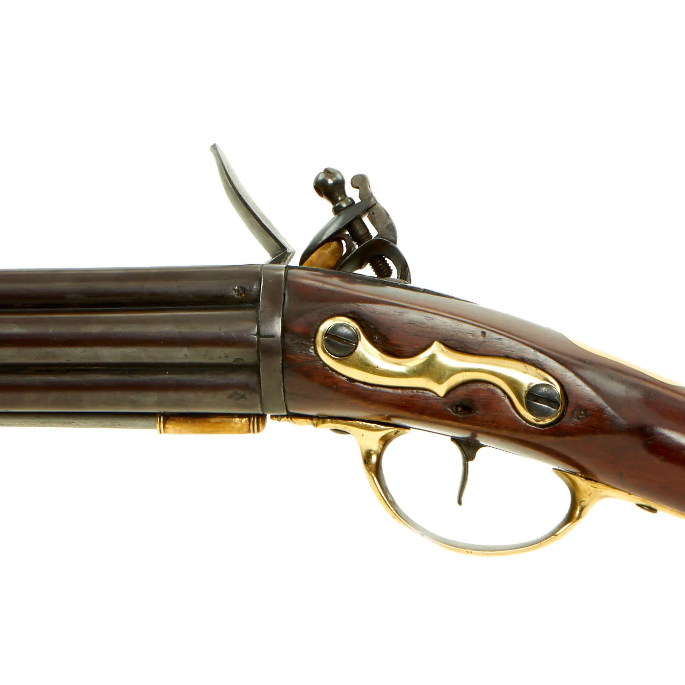 Original British 1780 Royal Navy Henry Nock Seven Barrel Flintlock Volley Gun in Excellent Condition