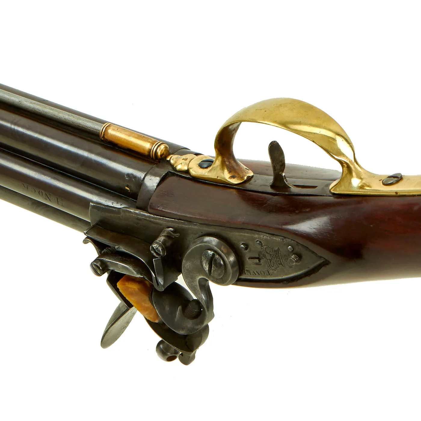 Original British 1780 Royal Navy Henry Nock Seven Barrel Flintlock Volley Gun in Excellent Condition