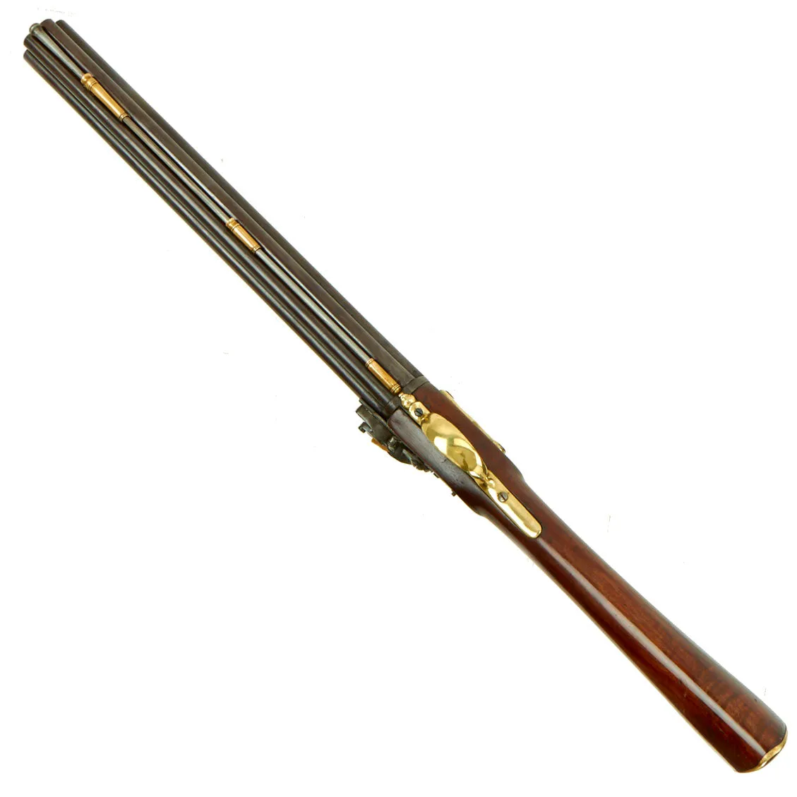 Original British 1780 Royal Navy Henry Nock Seven Barrel Flintlock Volley Gun in Excellent Condition