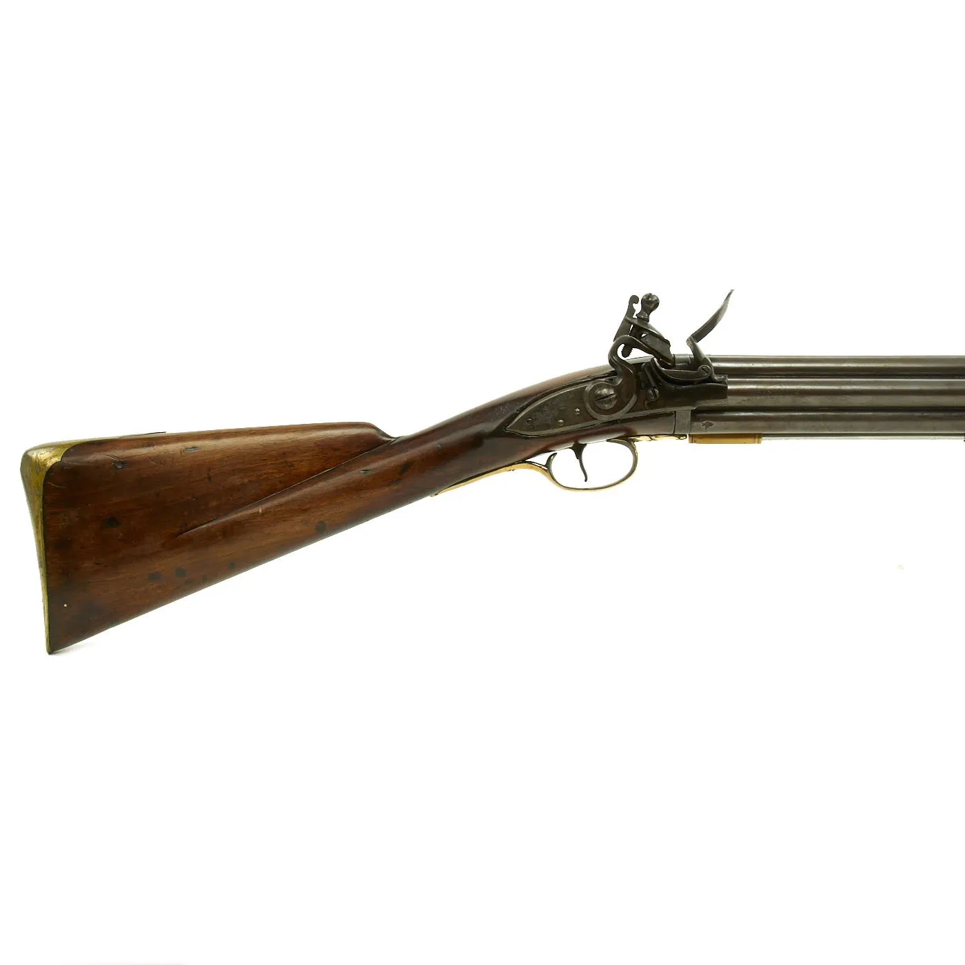 Original British Royal Navy Nock Seven Barrel Flintlock Volley Gun Circa 1780 in Excellent Condition