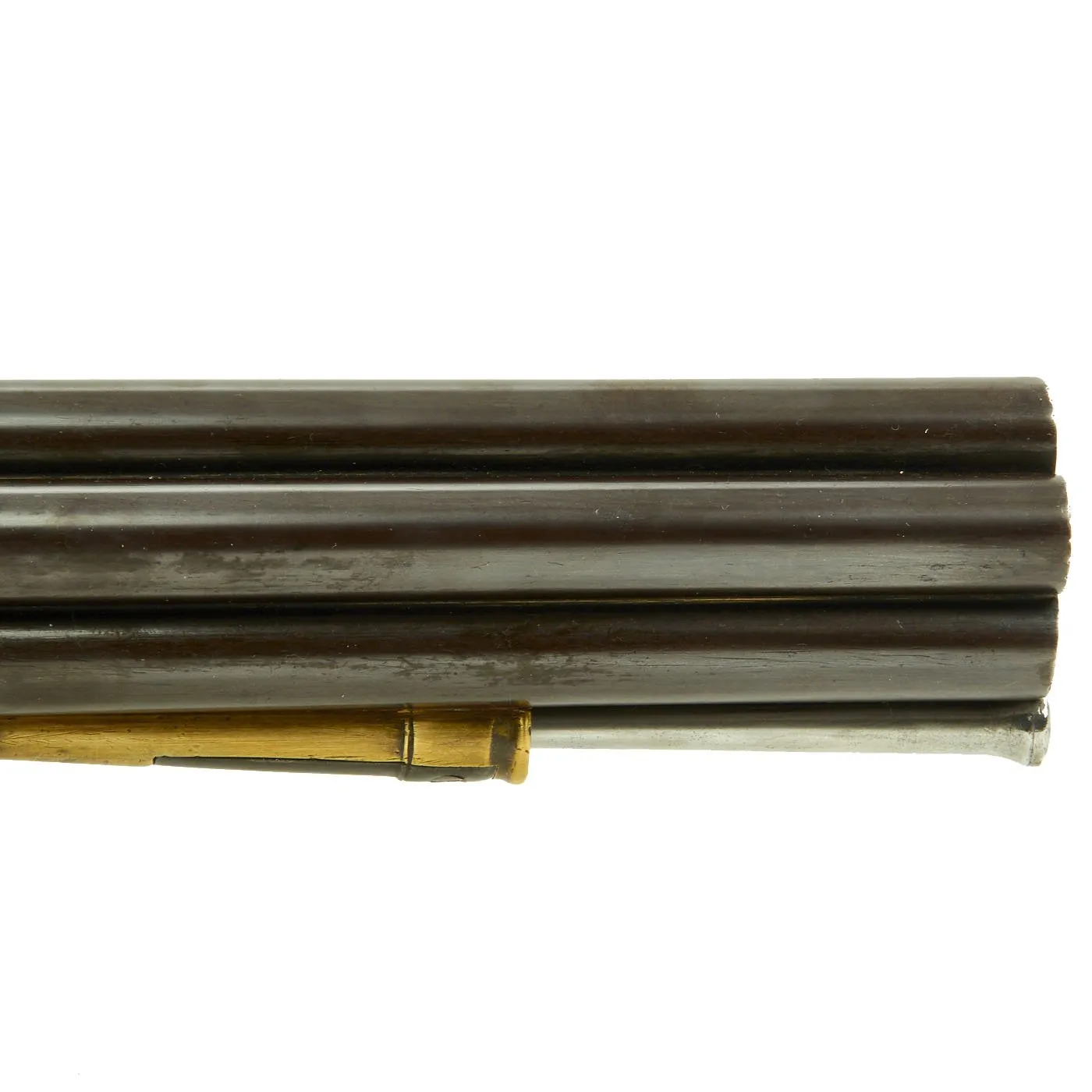 Original British Royal Navy Nock Seven Barrel Flintlock Volley Gun Circa 1780 in Excellent Condition
