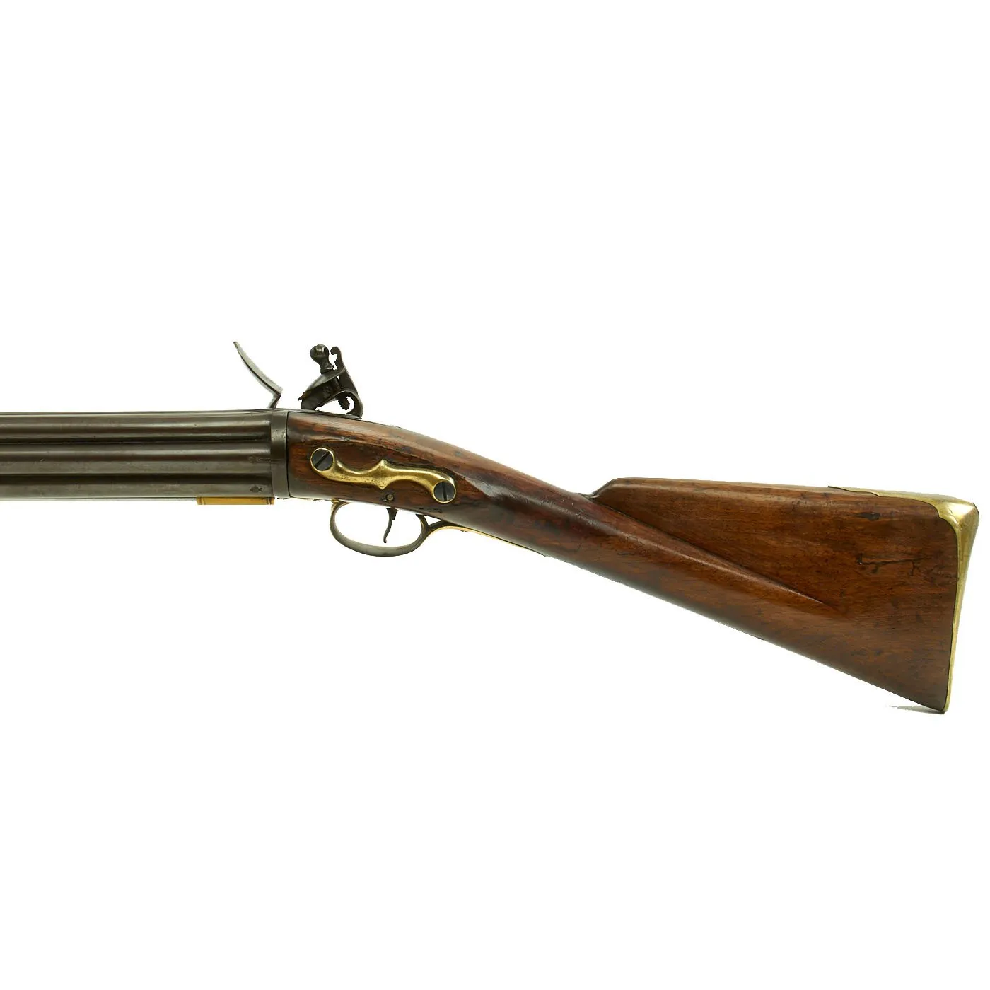Original British Royal Navy Nock Seven Barrel Flintlock Volley Gun Circa 1780 in Excellent Condition