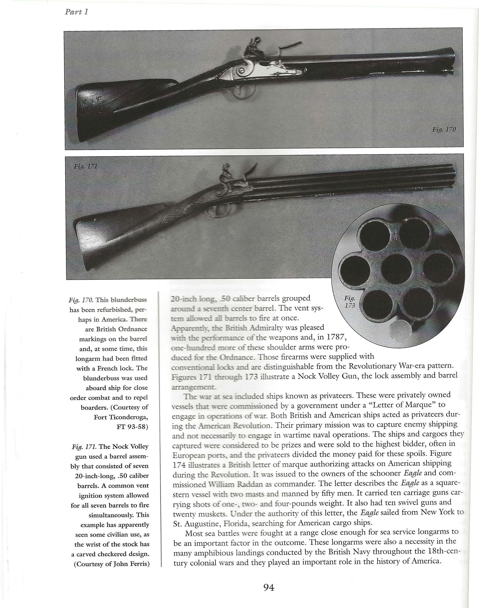 Original British Royal Navy Nock Volley Gun Circa 1780 - Princeton Battlefield Museum