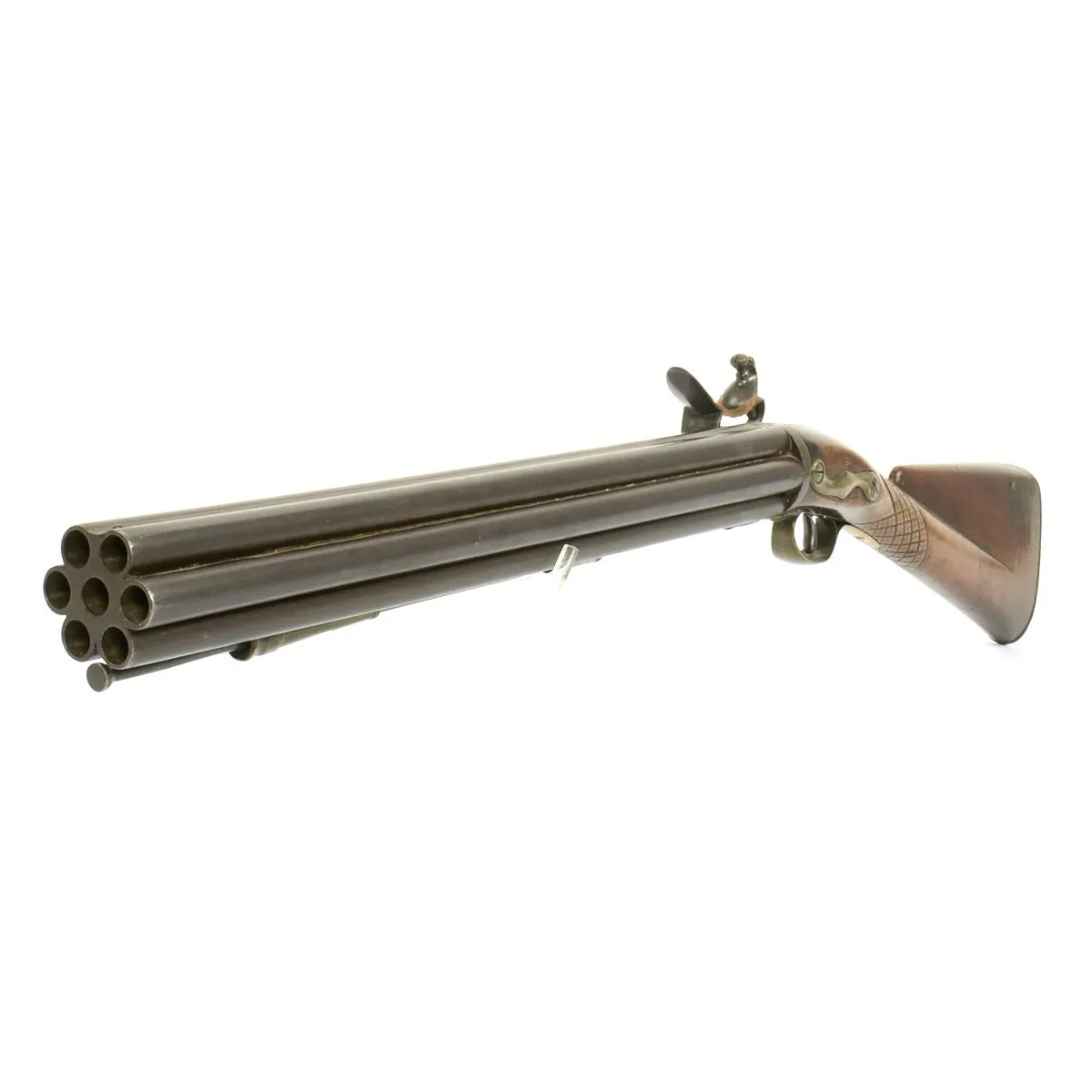 Original British Royal Navy Nock Volley Gun Circa 1780 - Princeton Battlefield Museum