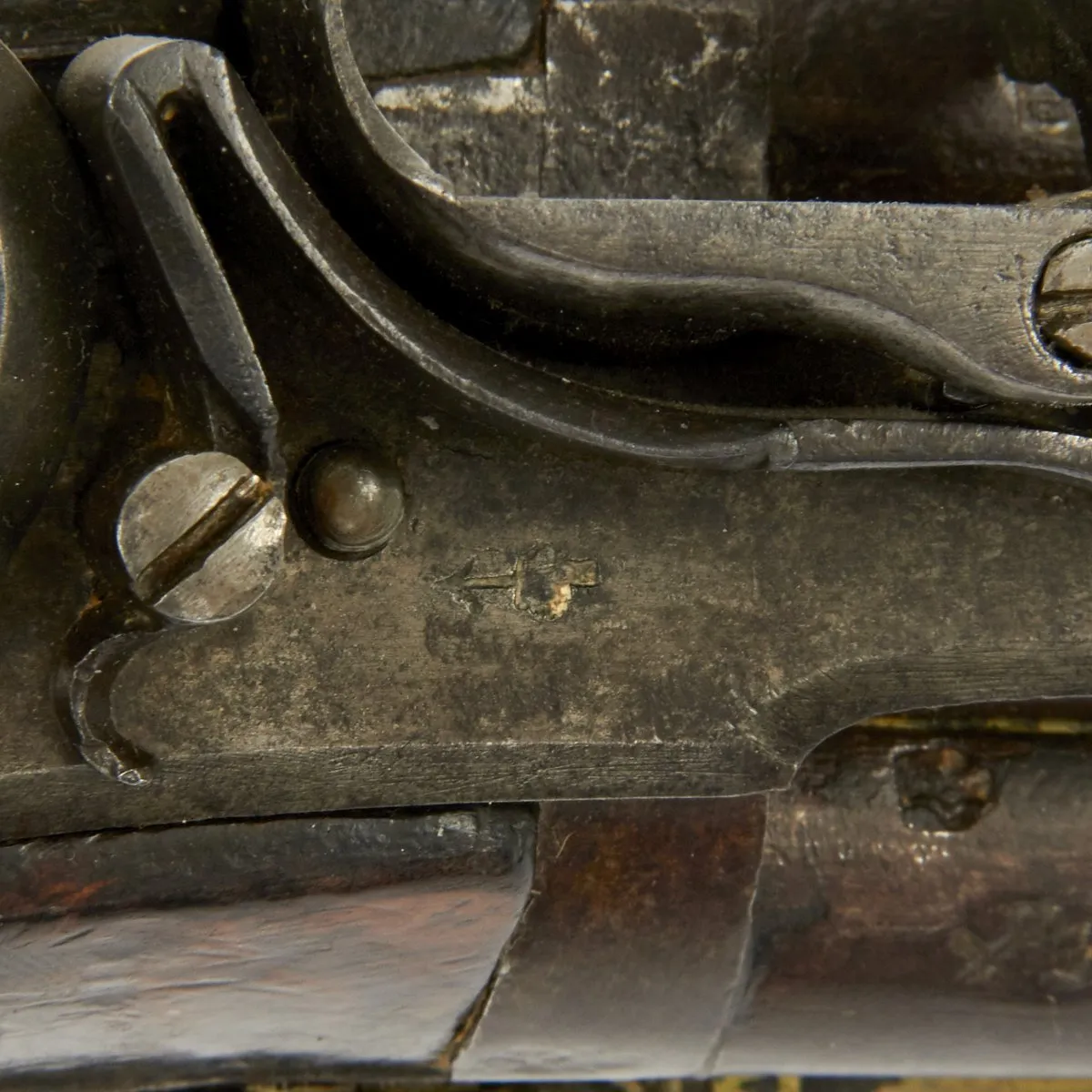 Original British Royal Navy Nock Volley Gun Circa 1780 - Princeton Battlefield Museum