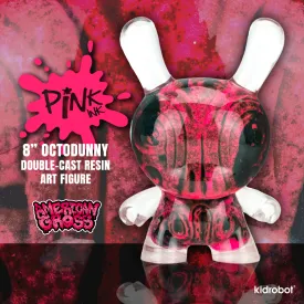 Pink Ink G.I.D. OctoDunny 8" Double-Cast Resin Art Figure by American Gross - Limited Edition of 100 (Kidrobot.com Exclusive) (PRE-ORDER)