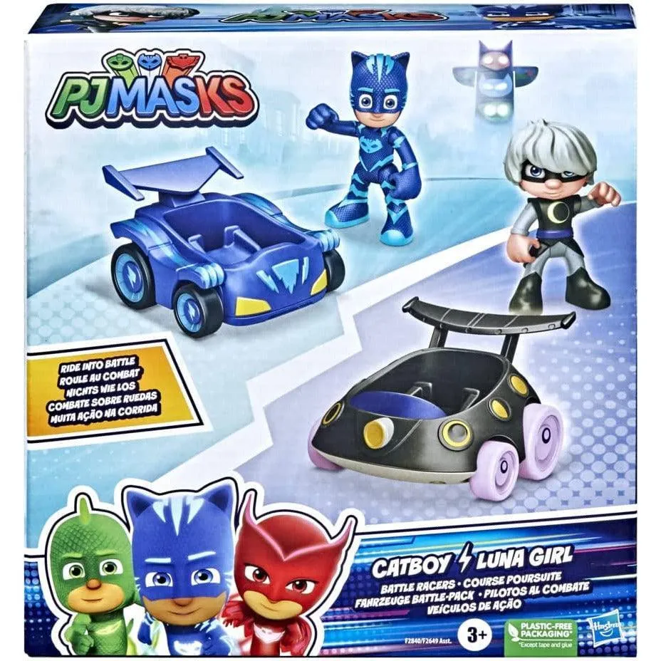 PJ Masks Pirate Power – Gekko & Pirate Robot Battle Racers Preschool Toy, Vehicle and Action Figure Set for Kids Ages 3 and Up