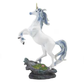 REARING UNICORN FIGURINE