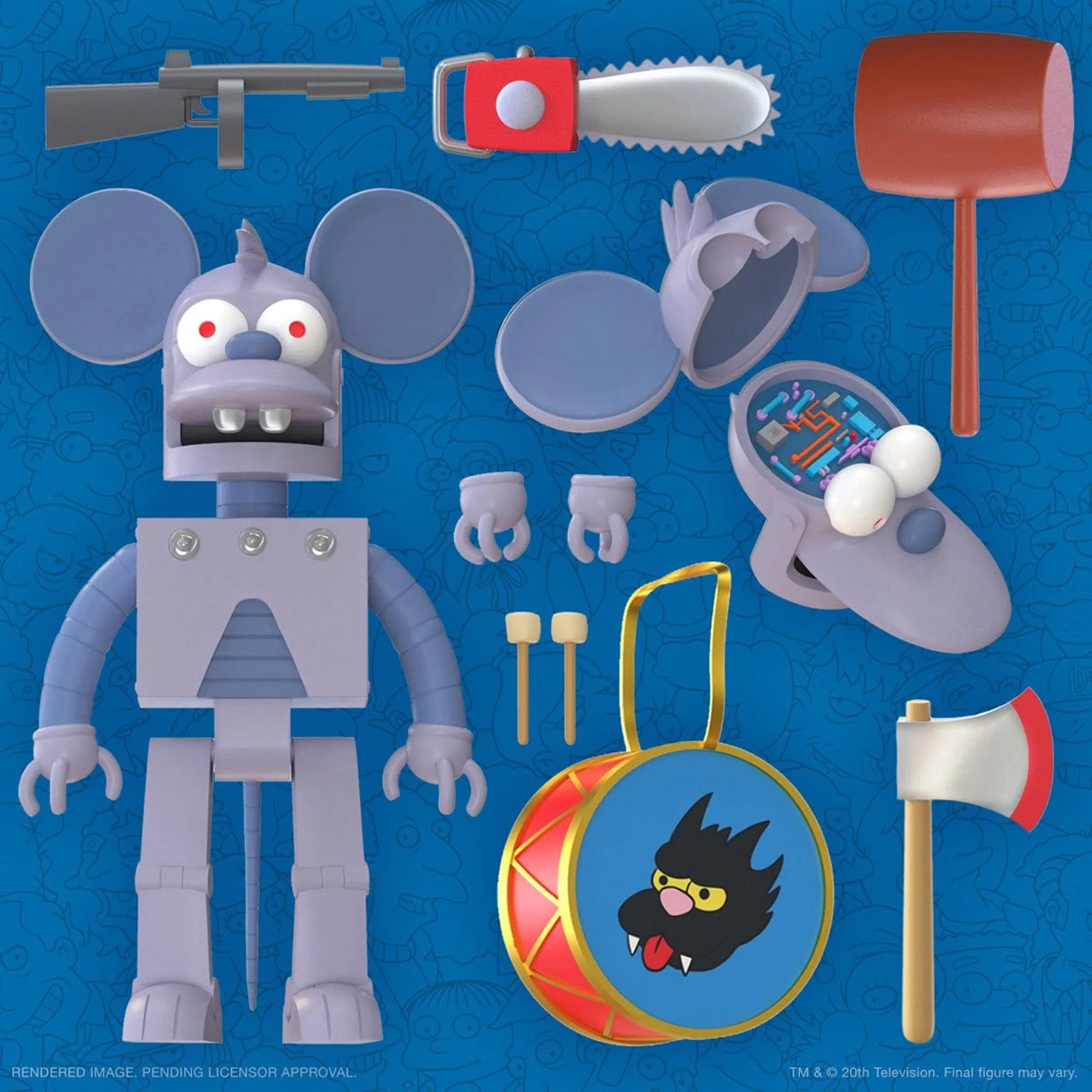 Robot Itchy - The Simpsons Ultimates by Super7
