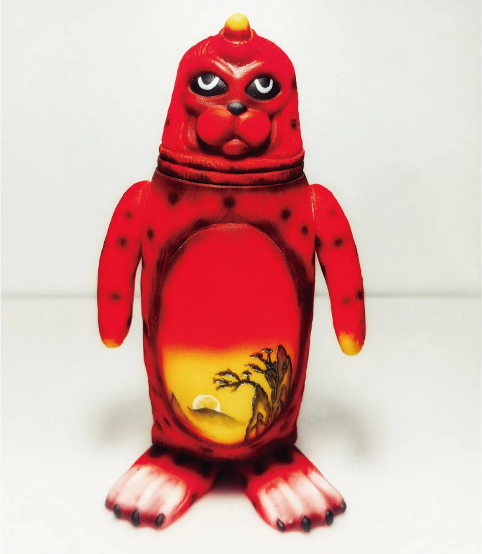 Sealmon Sofubi Folk Art Edition Vinyl Spray Colorway Designer Toy by Montoz Studio Korea