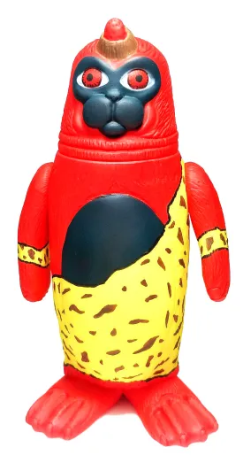Sealmon Sofubi Red Goblin Soft Vinyl Designer Art Toy by Montoz Studio Korea