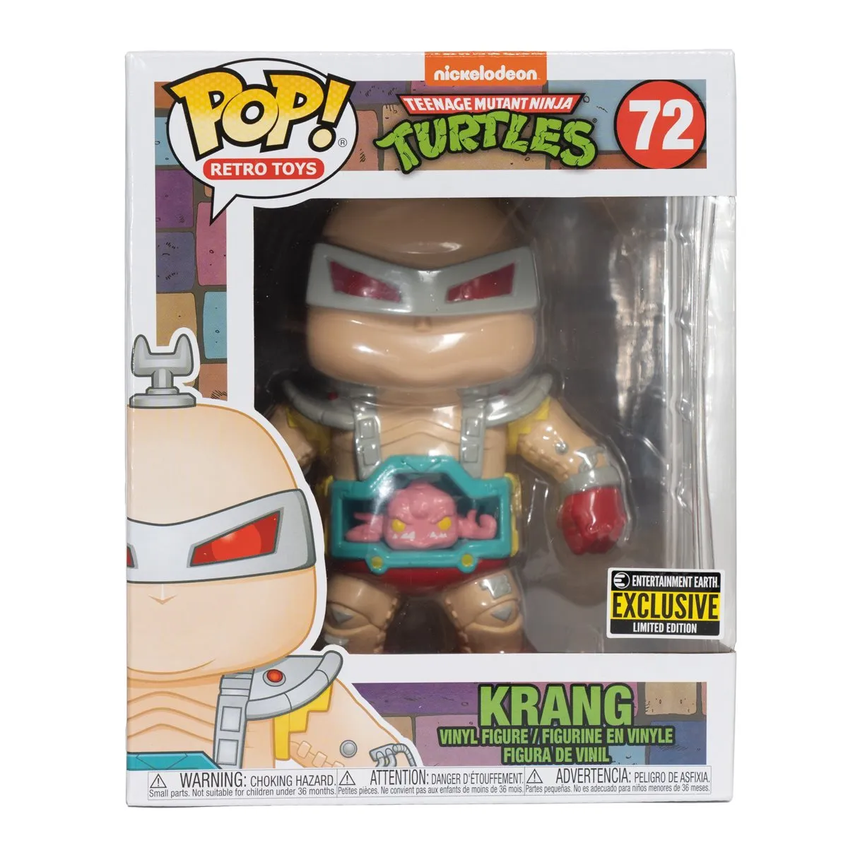 Teenage Mutant Ninja Turtles Krang 6-Inch Pop! Vinyl Figure - Entertainment Earth Exclusive