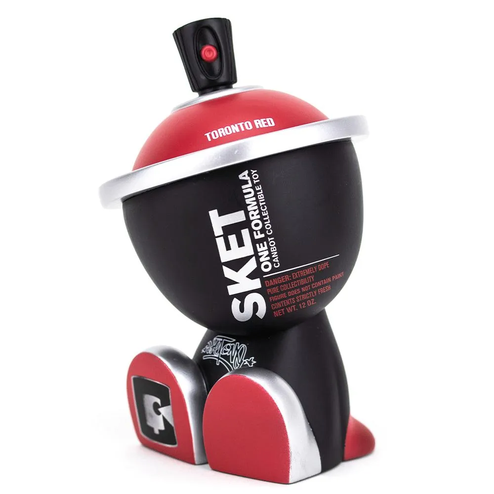 Toronto Red Canbot Canz Art Toy Figure by Sket-One x Czee13