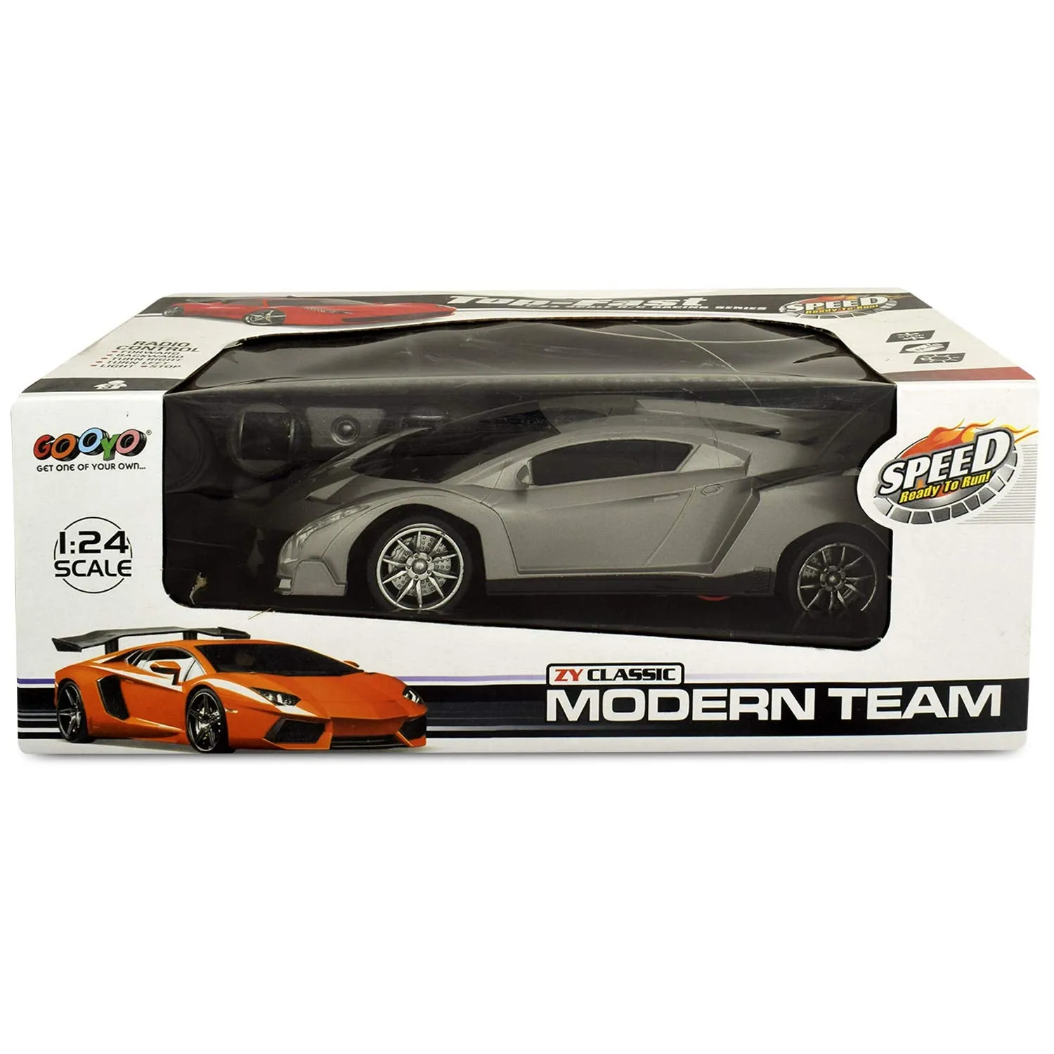 White Whale Stylish Sport Car With RC Full Function Toy Radio Control Racing Car for Kids/Boys
